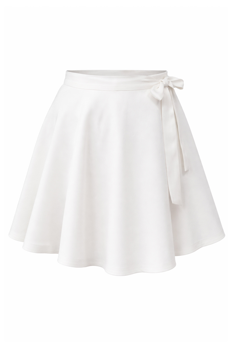 Спідниця-шорти білого кольору